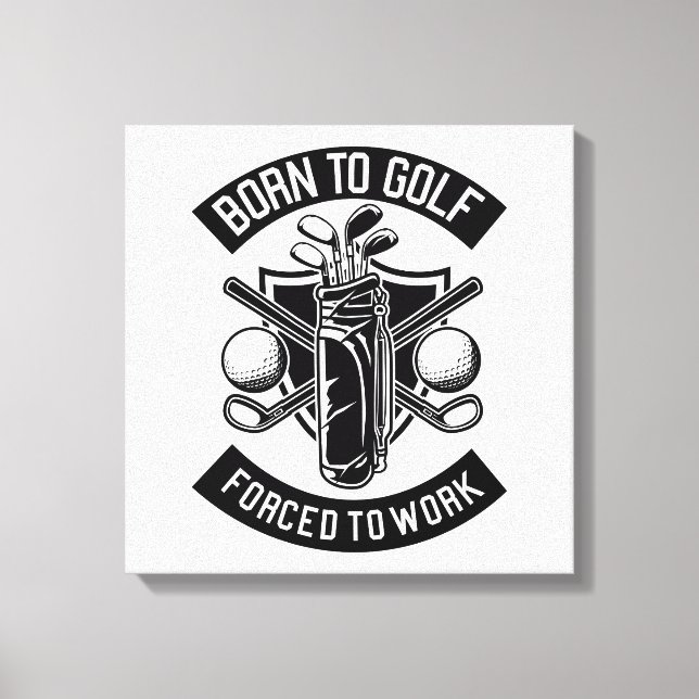 Toile Né au golf forcé au travail (Recto)
