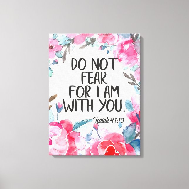 Toile Ne craignez pas que je sois avec vous pour citer l (Recto)