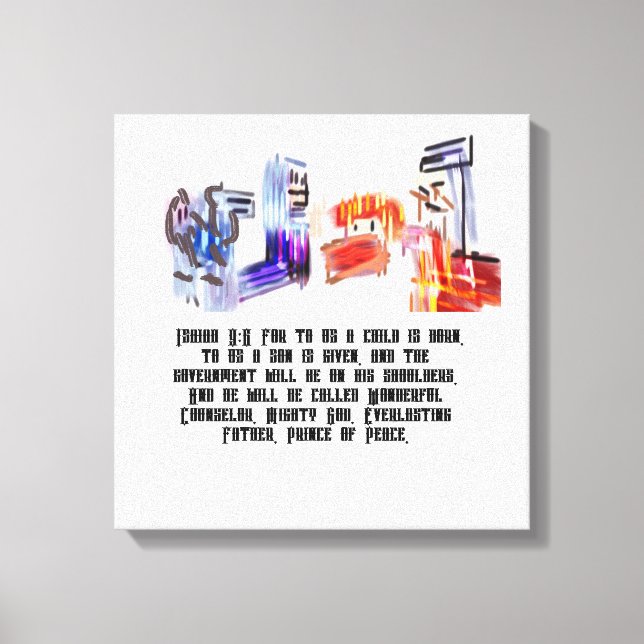 Toile né de jésus (Recto)