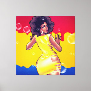 Toile Ne regarde pas mon dos