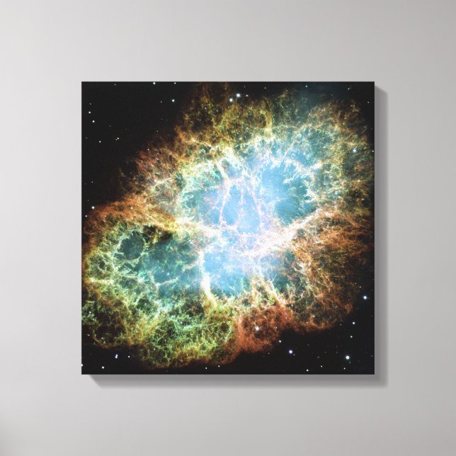 Toile Nebula de crabe - Télescope Hubble (Recto)