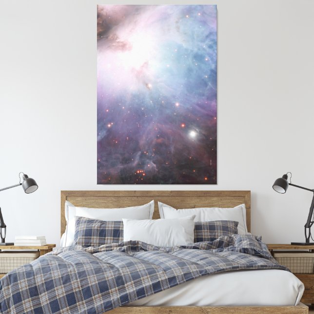 Toile Nébuleuse Orion Astronomie bleu marron beige ciel  (Insitu(Chambre))