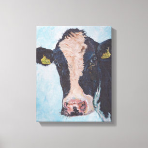 Toile N'effrayez aucune vache 02. 0566 frisonne