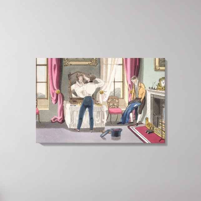 Toile Négligence, plaque 1 de 'The Necessary Qualificat (Recto)