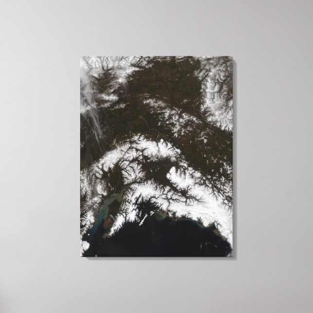 Toile Neige dans le centre sud de l'Alaska (Recto)