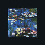 Toile Nénuphar ; 1914 par Monet<br><div class="desc">Vintage peinture impressionniste "Nénuphars" de 1914, Claude Monet.</div>