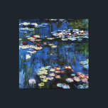 Toile Nénuphar ; 1914 par Monet<br><div class="desc">Vintage peinture impressionniste "Nénuphars" de 1914,  Claude Monet.</div>