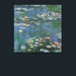 Toile Nénuphars de Claude Monet, Fleurs Vintages<br><div class="desc">Nénuphar (1916) par Claude Monet. Water Lilies est un impressionisme vintage de peinture florale d'art. Jardin fleuri de la saison de printemps de Monet à Giverny, France. Ce paysage est l'une des nombreuses variations de peintures de nénuphars que Monet peint par son étang. À propos de l'artiste : Claude Monet...</div>