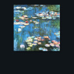 Toile Nénuphars de Claude Monet, Impressionnisme Vintage<br><div class="desc">Nénuphar (1914) de Claude Monet est une peinture de nature impressionniste vintage. Une des nombreuses variations de peintures florales de nénuphars que Monet peint par l'étang dans son jardin fleuri à Giverny, France. À propos de l'artiste : Claude Monet (1840-1926) est un fondateur du mouvement de peinture impressionniste française, dont...</div>