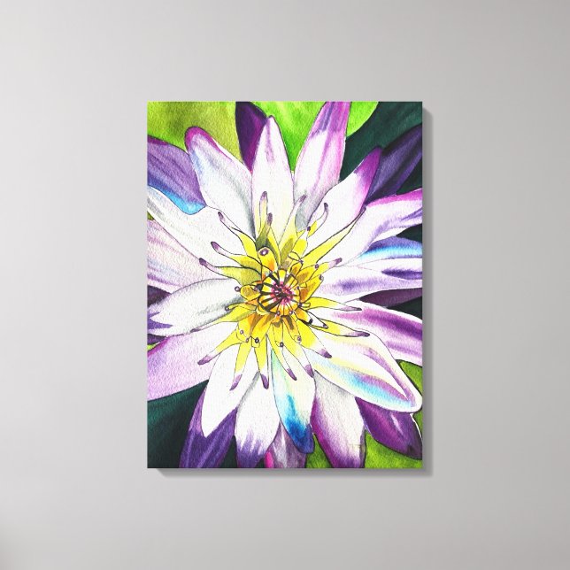 Toile Nénuphars d'eau fine art (Recto)