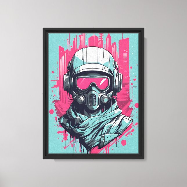 Toile Neon Future Hero (Recto)