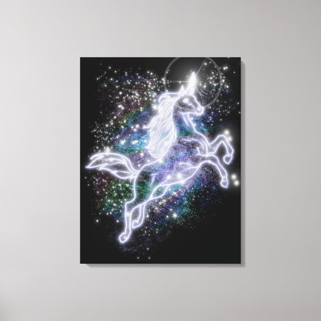 Toile Neon Unicorn (Recto)