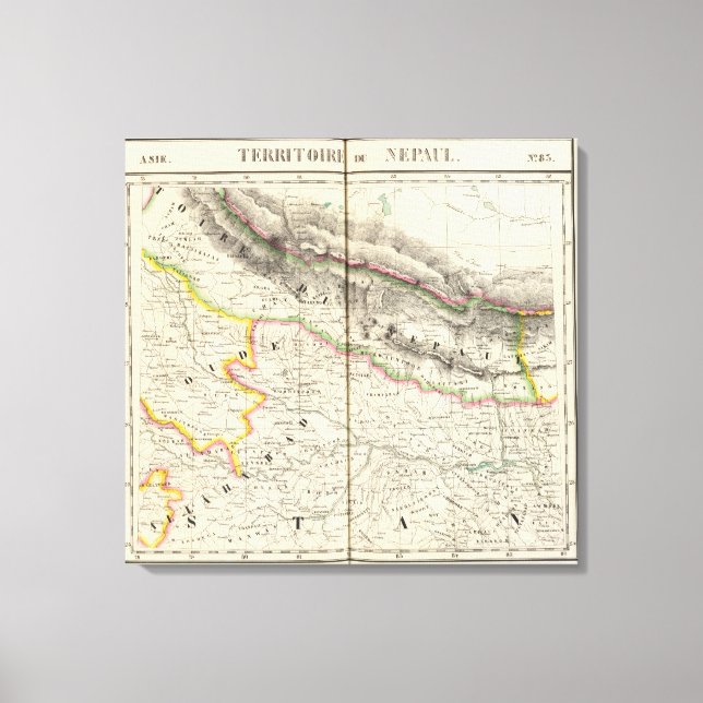 Toile Népal, Asie 83 (Recto)