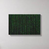 Nerdy Green Computer Code