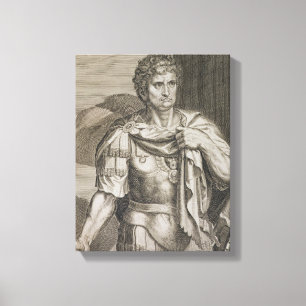Toile Nero Claudius César Empereur de Rome 54-68 ans apr