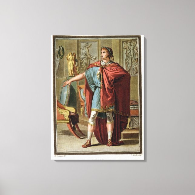 Toile Nero, costume pour 'Britannicus' (Recto)