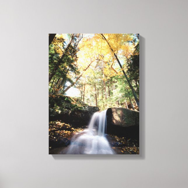 Toile New Hampshire, Une cascade dans le White (Recto)
