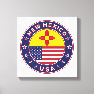 Toile New Mexique, USA States, New Mexique canvas,