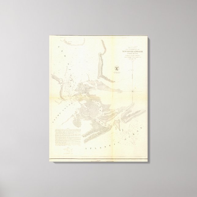 Toile New River & Bar, NC (Recto)