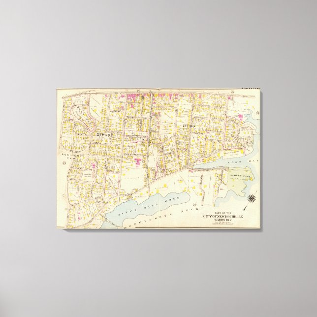 Toile New Rochelle, 1-2, New York (Recto)