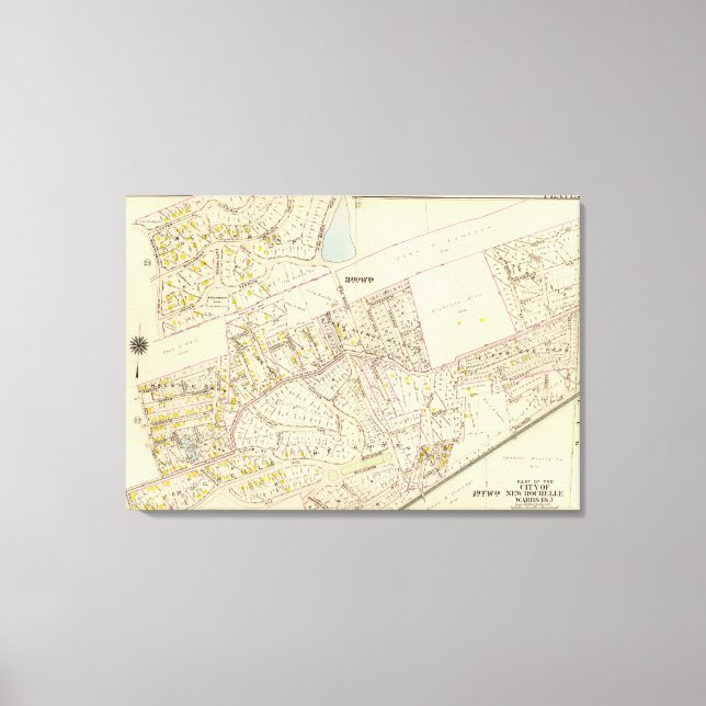 Toile New Rochelle wards 1, 3, New York (Recto)