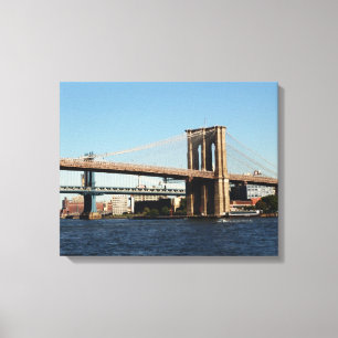 TOILE NEW YORK BRIDGES DOUBLES BOULES À DOUBLES WRAPED W