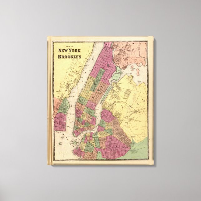 Toile New York, Brooklyn (Recto)