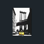 Toile New York City Taxi jaune Nyc Brooklyn Bridge<br><div class="desc">New York City Yellow Taxi Nyc Brooklyn Bridge Pop Art Canvas Art Imprimer.</div>