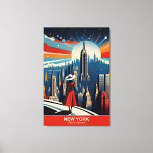 Toile New York : Coeur de l'innovation