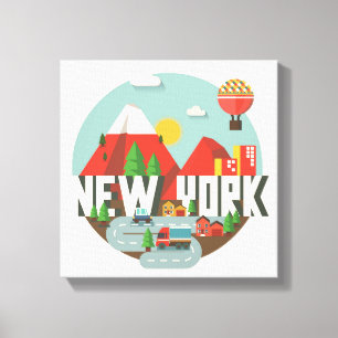 Toile New York dans la conception
