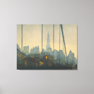 Toile New York - Pont de Brooklyn (1972) - Tavik