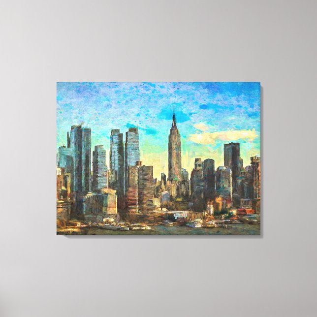 Toile New York Skyline (Recto)