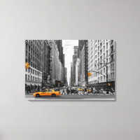 New York Taxi Urban City Color Pop Photographie