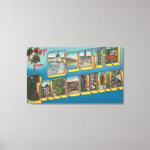 Toile Newberry, la Caroline du Sud - grandes scènes de