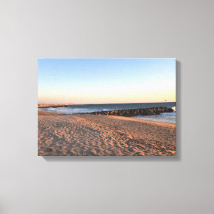 Toile Newport Beach at Sunset, Californie
