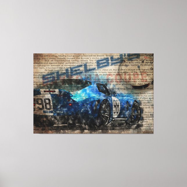 Toile Newspaper Shelby Daytona Coupe (Recto)