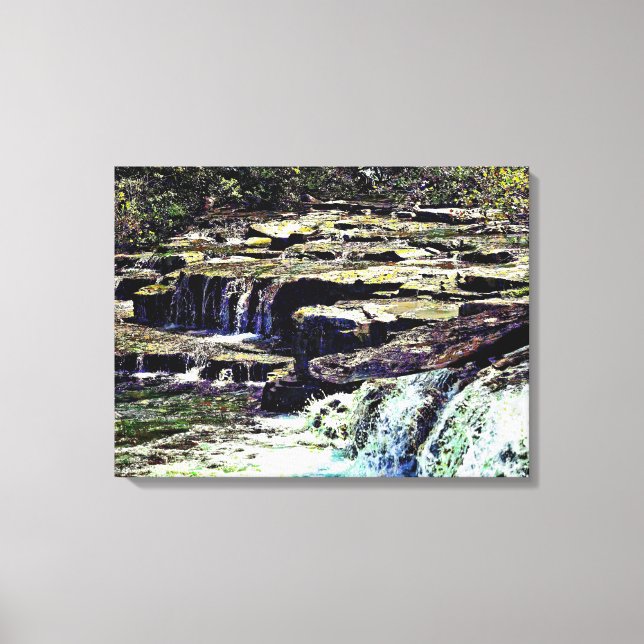 Toile Niagara Falls NY - Vue depuis Luna Island (Recto)