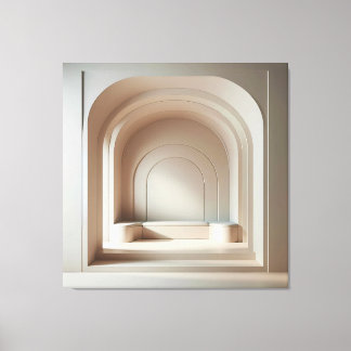 Toile Niche à arches en couches