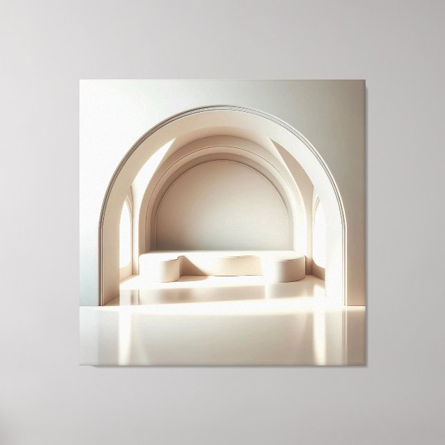 Toile Niche à fenêtre cintrée (Recto)