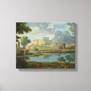 Toile Nicolas Poussin - Paysage au calme