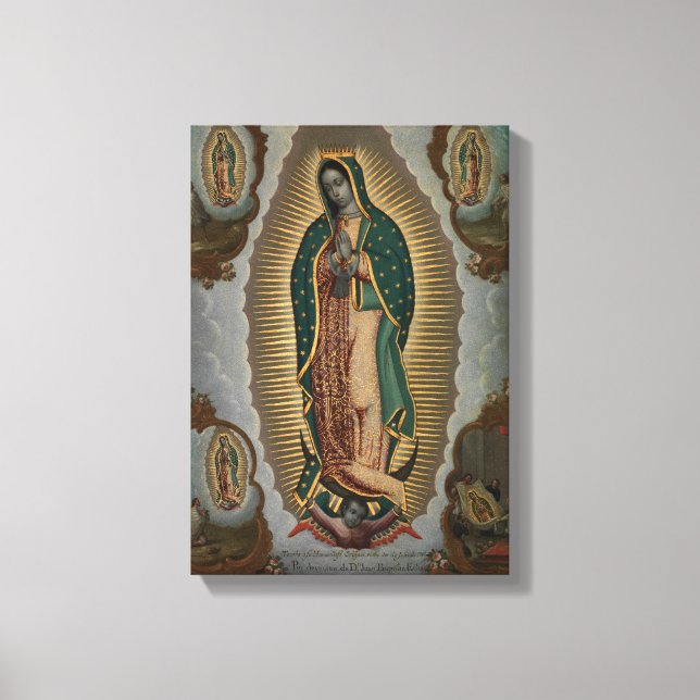 Toile Nicols Enrquez La Vierge de Guadalupe (Recto)