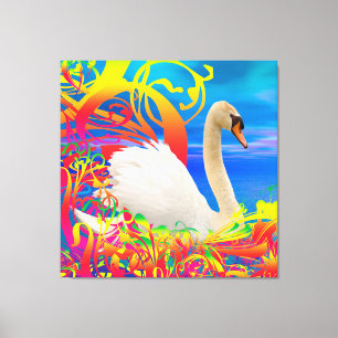 Toile Nid de cygne