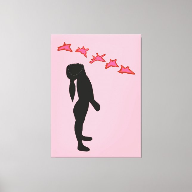 Toile No War Modern Abstrait Peinture Canvas Imprimer (Recto)