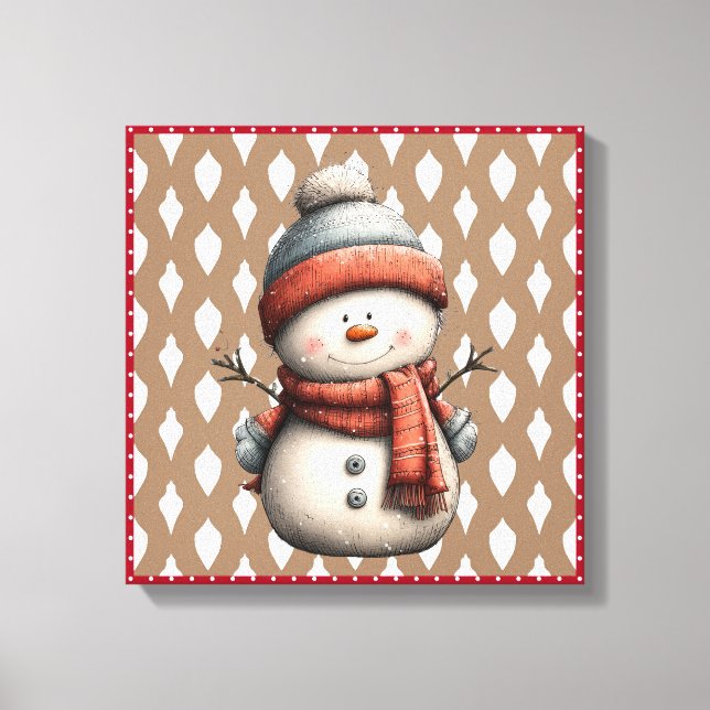Toile Noël des motoneiges (Recto)