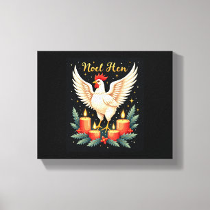 Toile Noel Hen Chicken