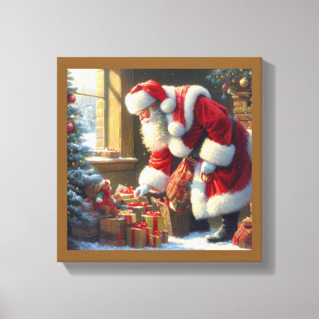 Toile Noël Père Noël 3 (Recto)