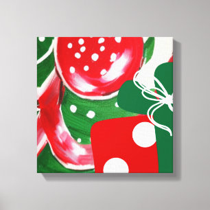 Toile Noël présent