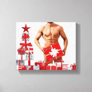 Toile Noël SlipperyJoe Cadeaux gay pride LGBTQIA envelop