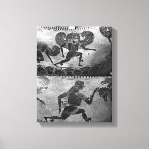 Toile Noir-chiffre dinos de grenier