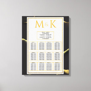 Toile Noir et or 💡 huile d'encre Abstraite moderne